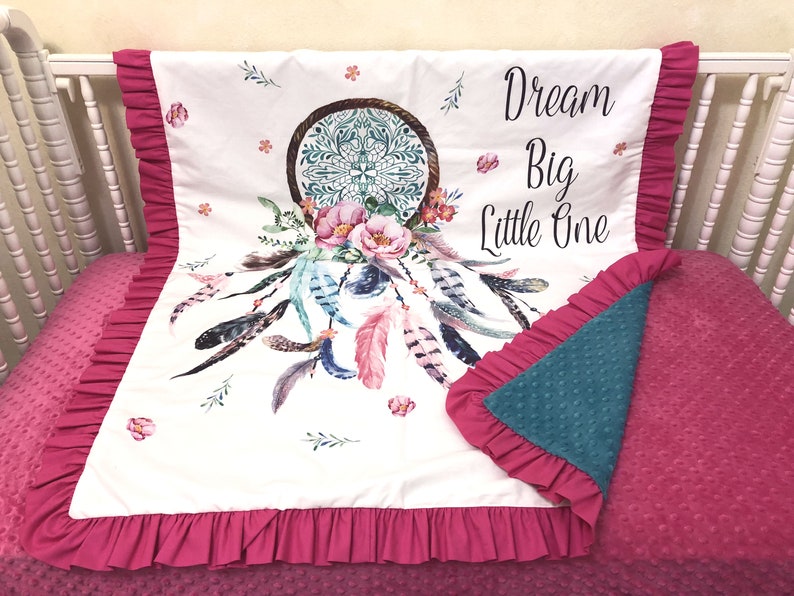Dream Catcher Baby Blanket Dream Big Little One Dream Etsy