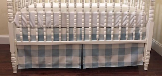 Plaid 2025 crib skirt