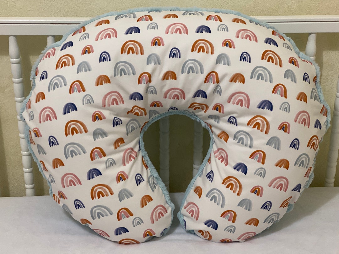 Nursing Pillow Cover, Rainbow Nursing Pillow Cover, Gender Neutral