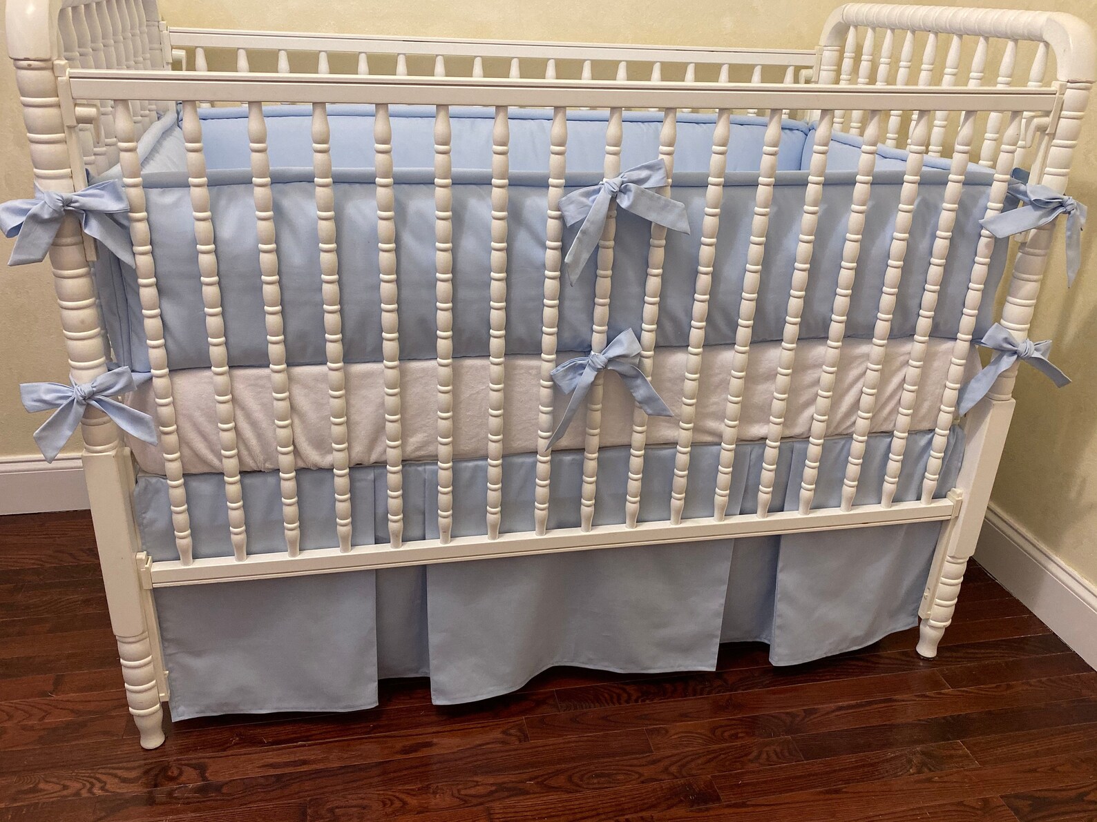Light Blue Baby Boy Crib Bedding Light Blue Baby Bedding Etsy