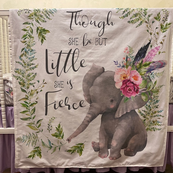 Elephant Bedding Etsy