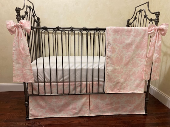 Jupe de lit bébé rose online