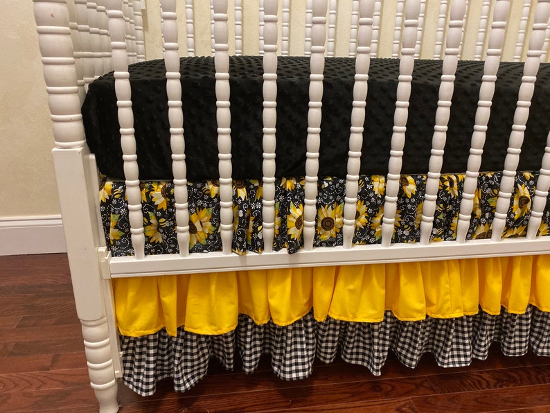 Sunflower Crib Bedding Girl Baby Bedding You Are My Etsy