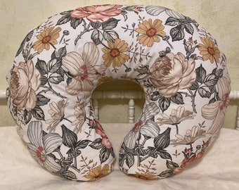 Vintage Floral Nursing Pillow Cover