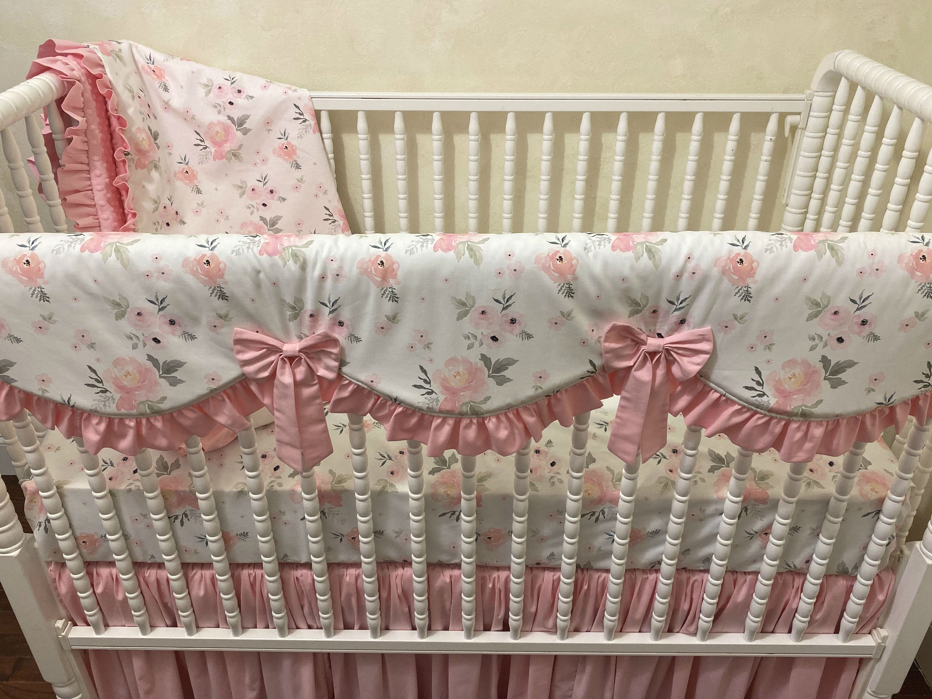 roses crib bedding