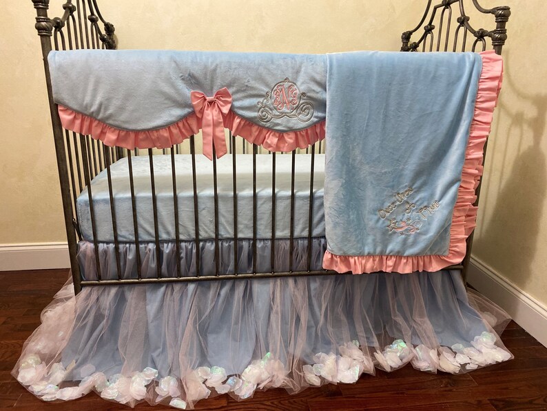 Cinderella Crib Bedding Princess Crib Bedding Fairy Tale Etsy