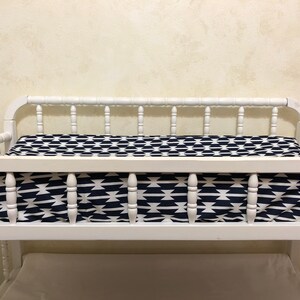 Changing Pad Cover- Navy Tomahawk Print