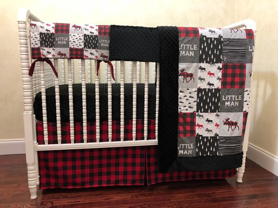 baby boy woodland bedding