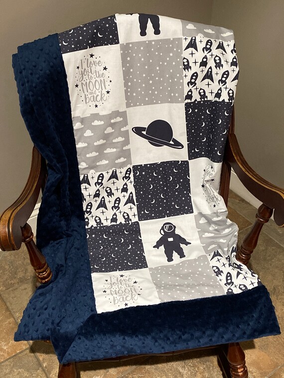 Space baby blanket hotsell