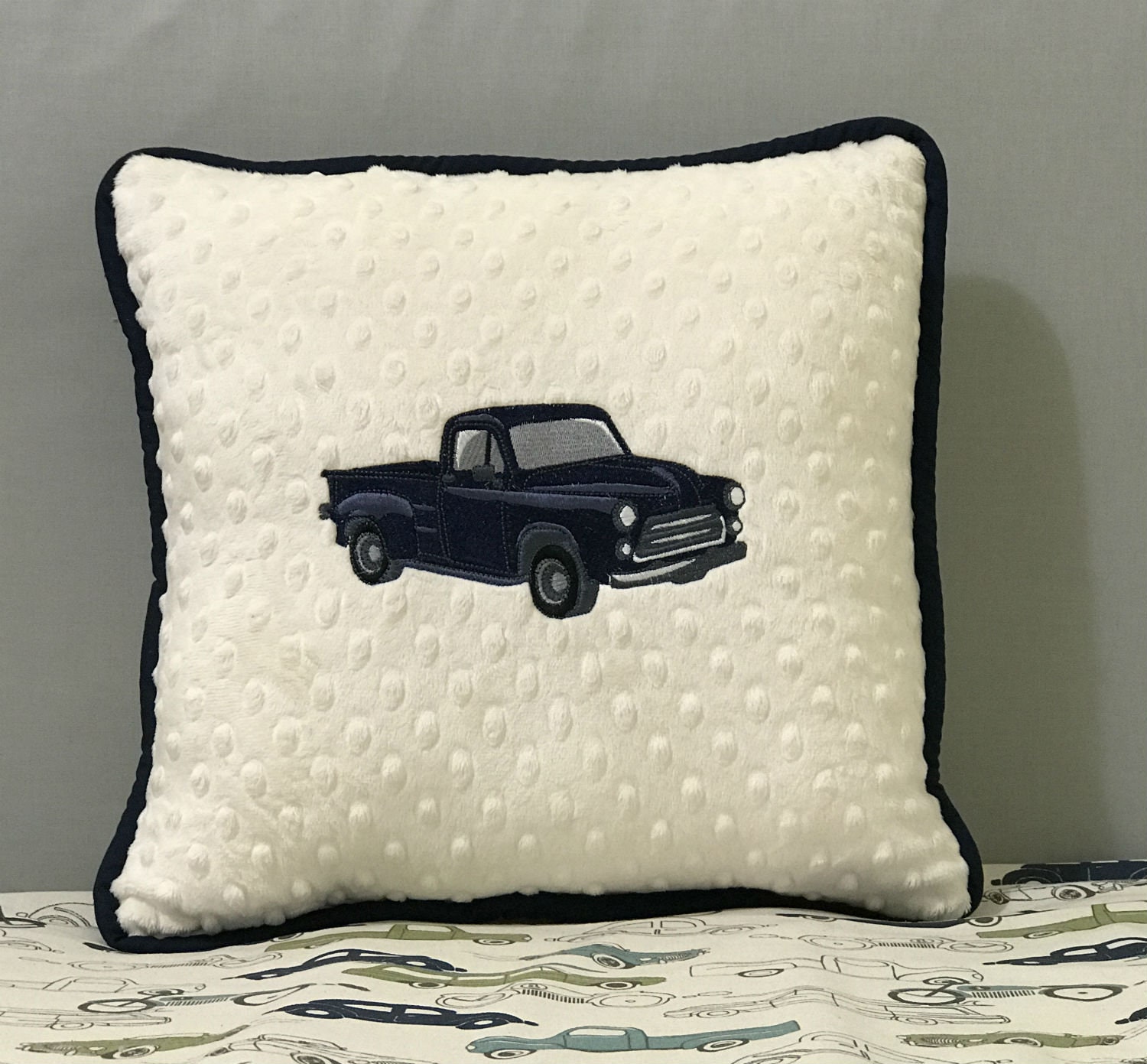 Custom Boy Baby Bedding Set Finn Vintage Cars Crib Bedding | Etsy