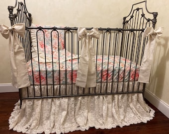 lace crib bedding