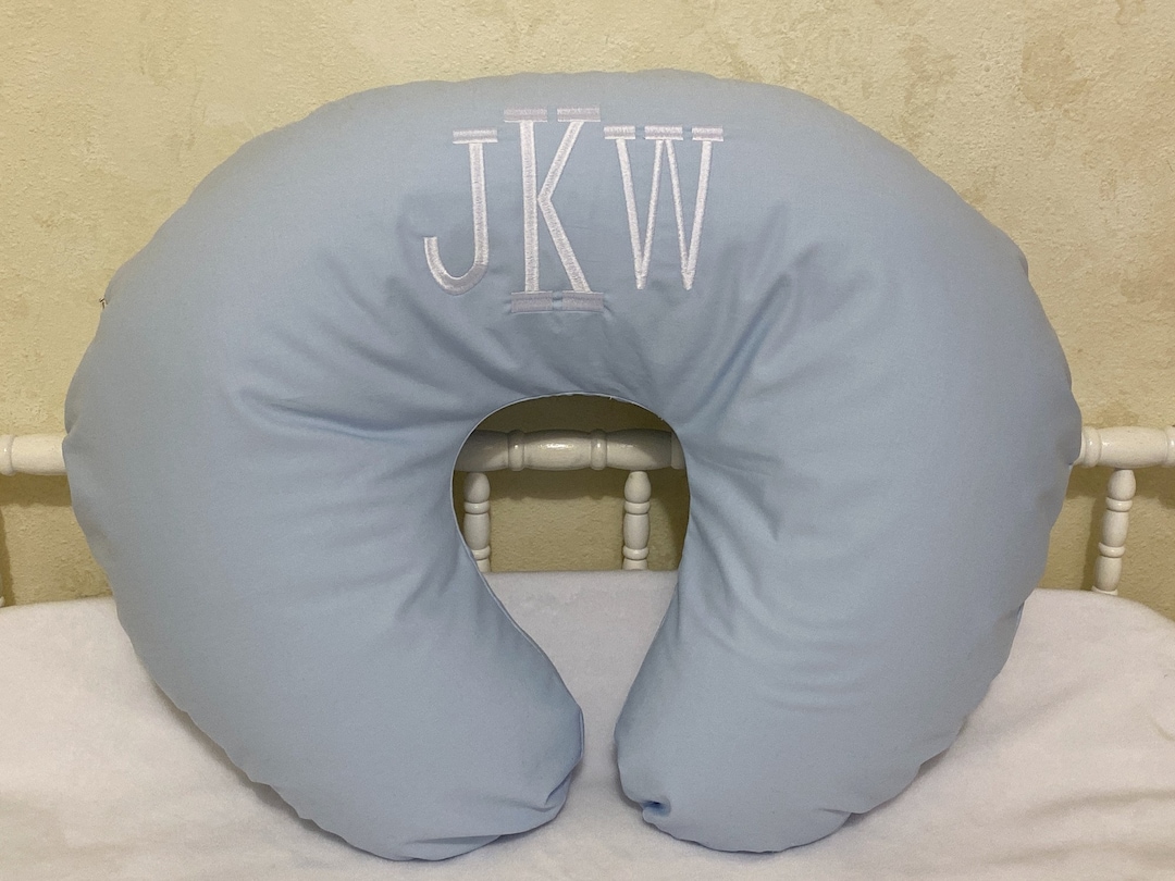 Light Blue Nursing Pillow Cover, Baby Boy Nursing Pillow Cover Etsy