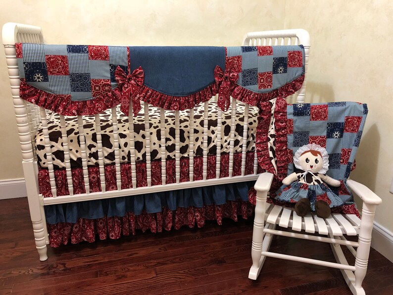 cowgirl baby bedding