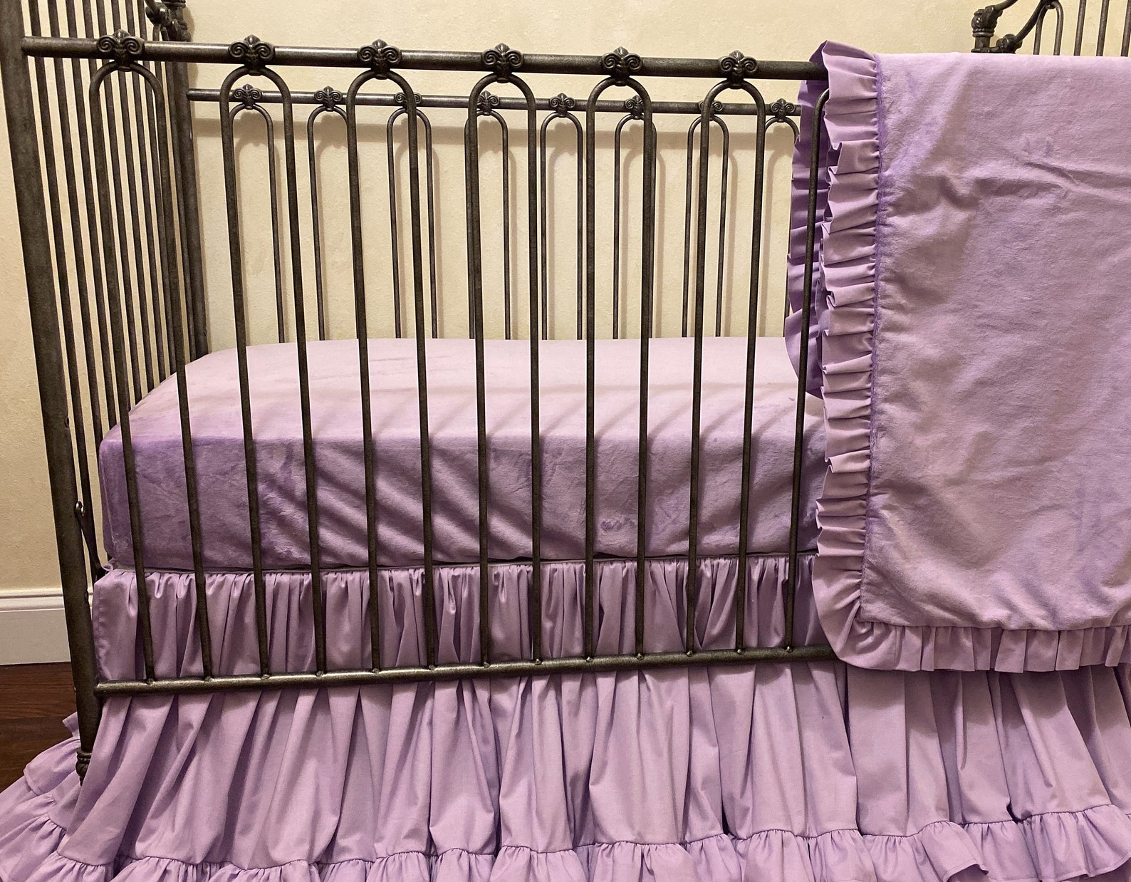 Lavender Crib Bedding Baby Girl Crib Bedding Crib Sheet Etsy