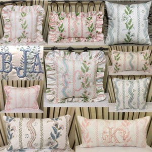 Floral Stripes Neck Pillow