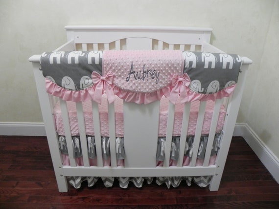 elephant mini crib bedding