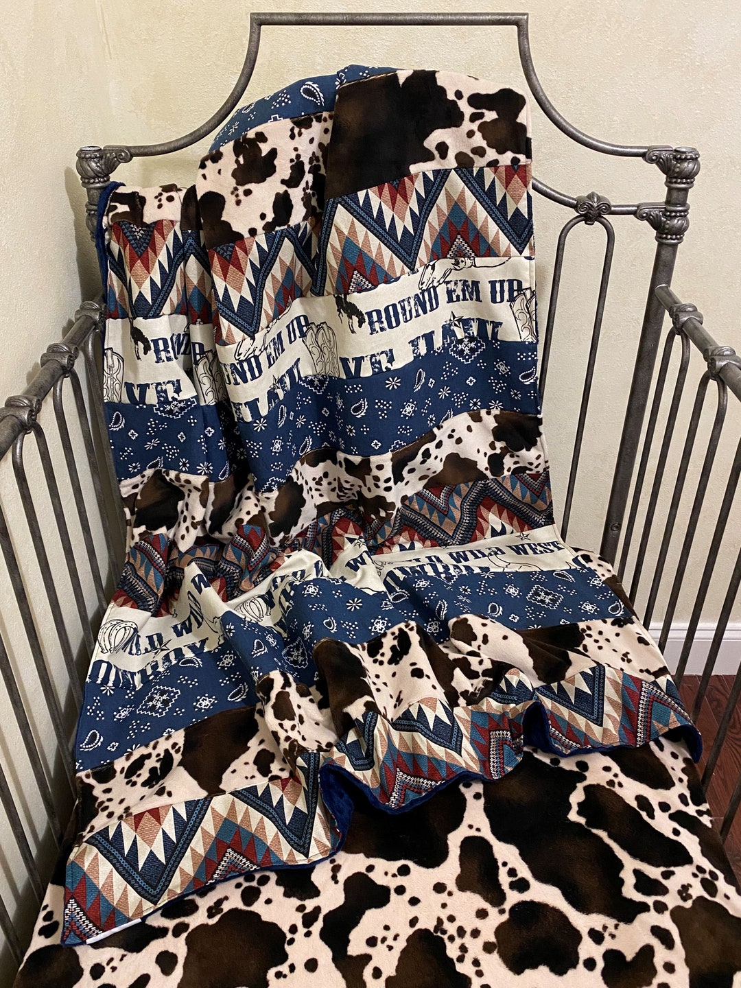 Cowboy Baby Bedding Western Crib Bedding Toddler Bedding Etsy