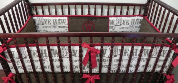 cowboy crib bedding