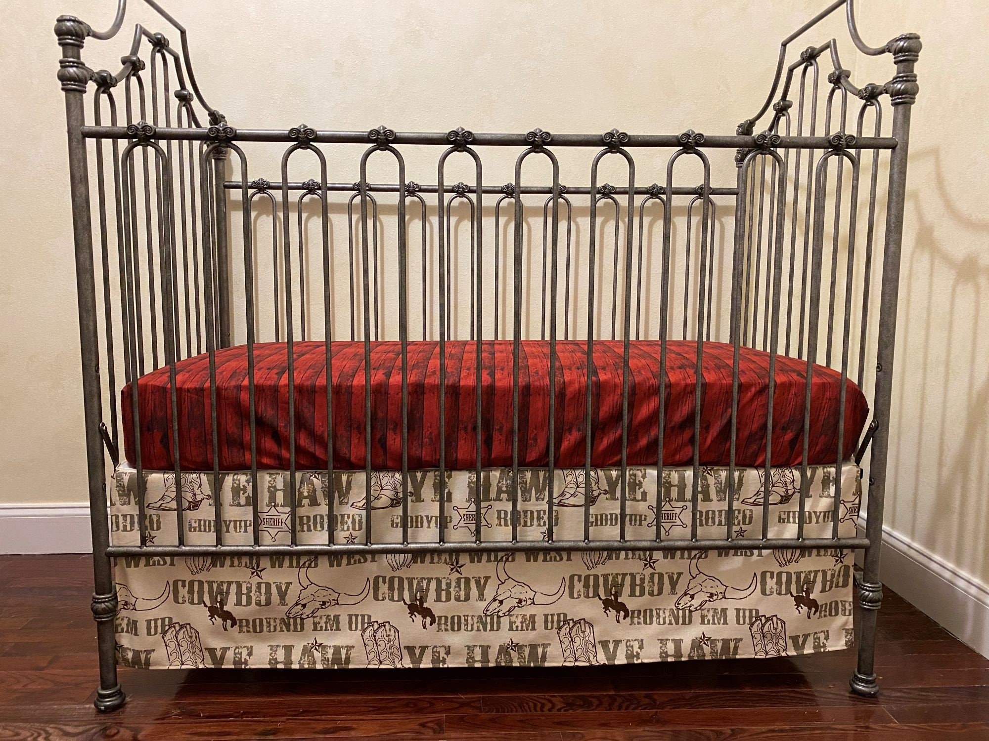 Cowboy top baby bedding