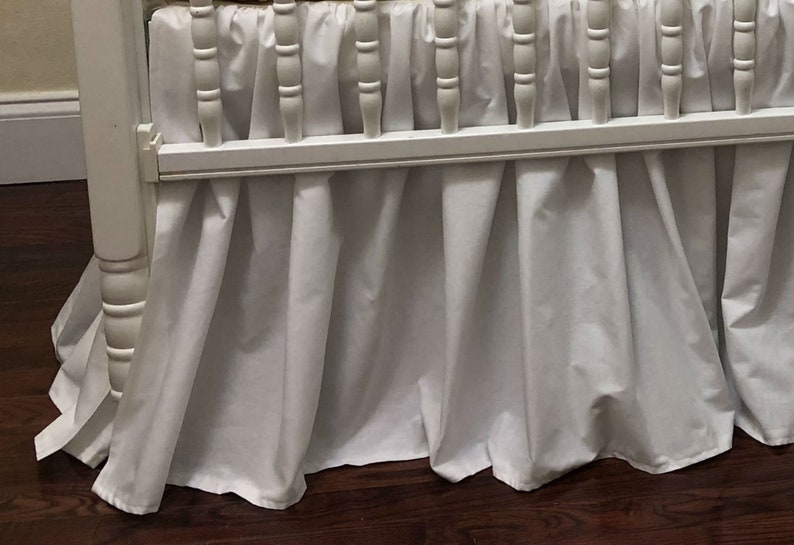 White and Yellow Baby Bedding Set Neutral Nursery Bedding Etsy