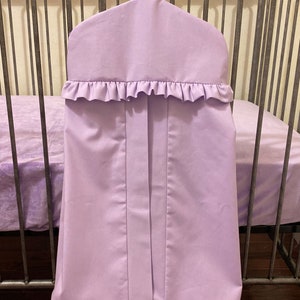 Diaper Stacker Hanger Style Diaper Stacker in Solid Lavender, Baby Girl Nursery Diaper Holder No Monogram