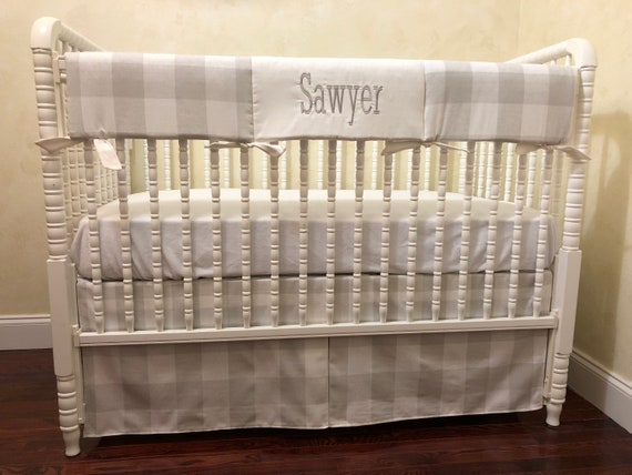 buffalo plaid baby bedding