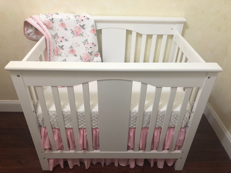 Baby Girl MINI CRIB Bedding Girl Mini Crib Baby Bedding Etsy