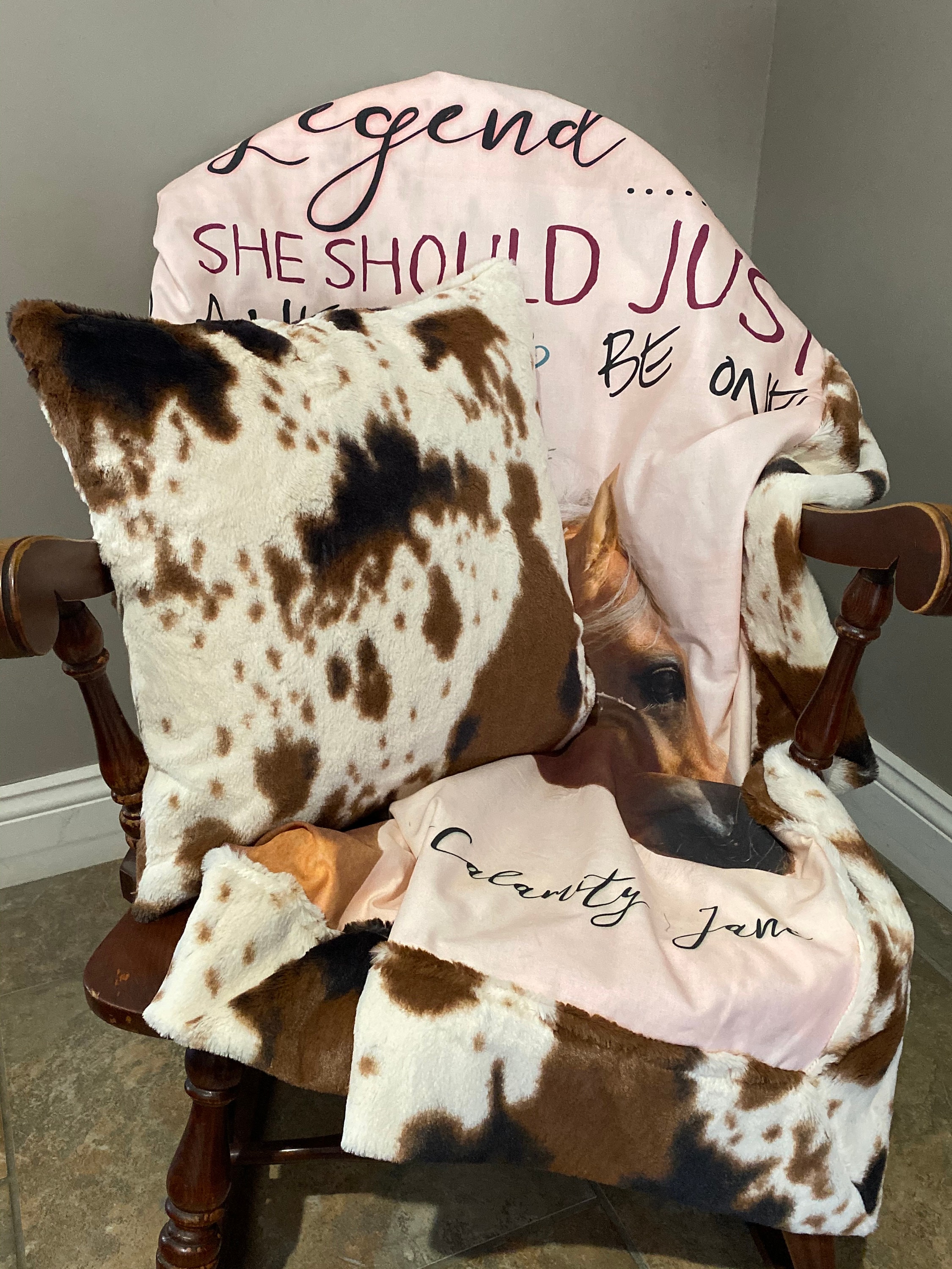 Baby Girl Horse Blanket Crib Blanket Toddler Blanket Horse Etsy