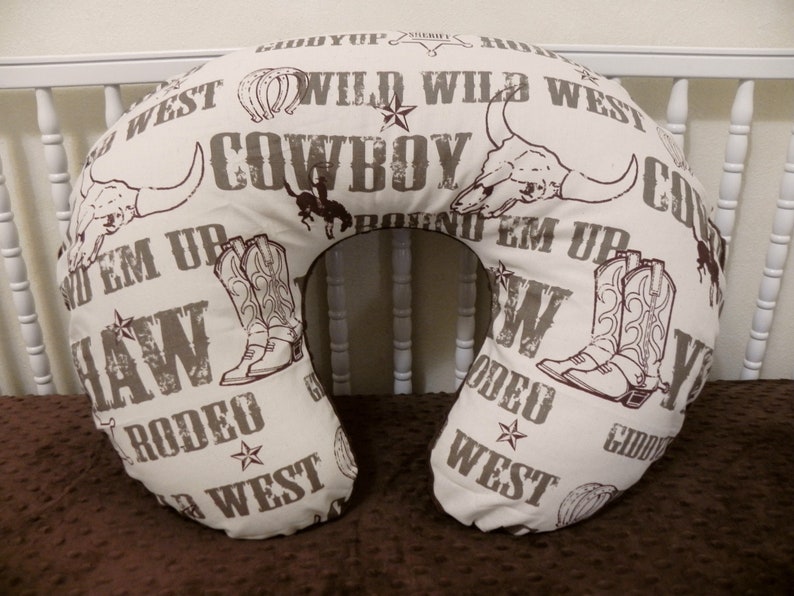 Nursing Pillow Cover Baby Boy Cowboy Rodeo Nursing Pillow Etsy