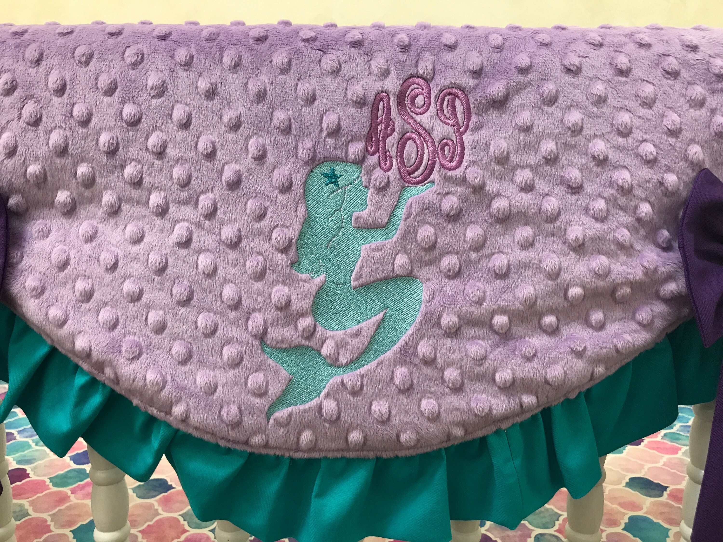 Mermaid Baby Bedding Set Arielle Mermaid Crib Bedding in Etsy