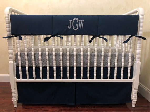 navy baby bedding