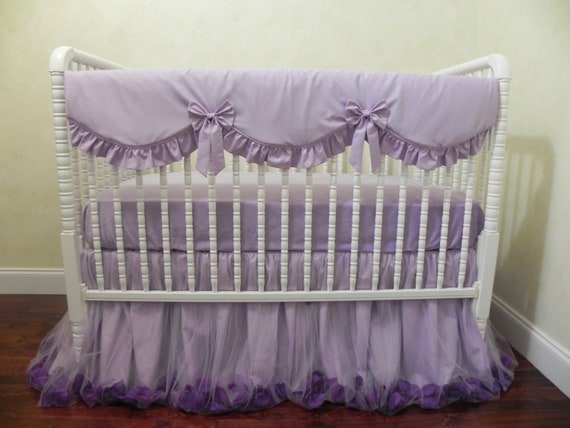 dusty purple crib bedding