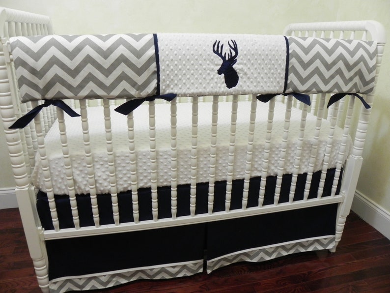 Baby Boy Deer Crib Bedding Set Jayden Boy Baby Bedding Crib Etsy
