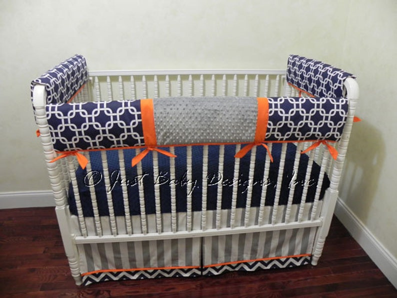 Baby Boy Crib Bedding Set Roman Crib Rail Cover Boy Baby Etsy