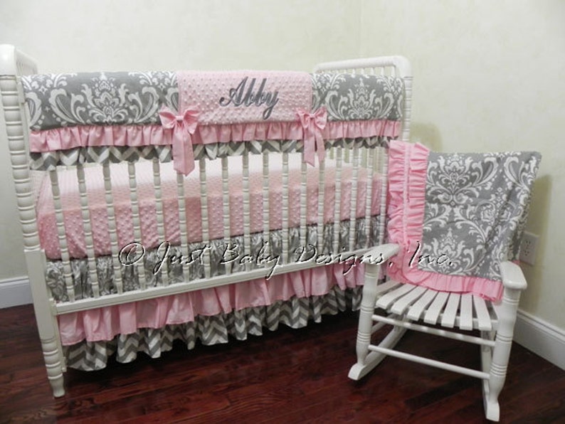 custom crib bedding etsy
