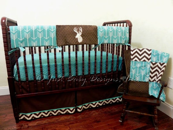 deer crib bedding set