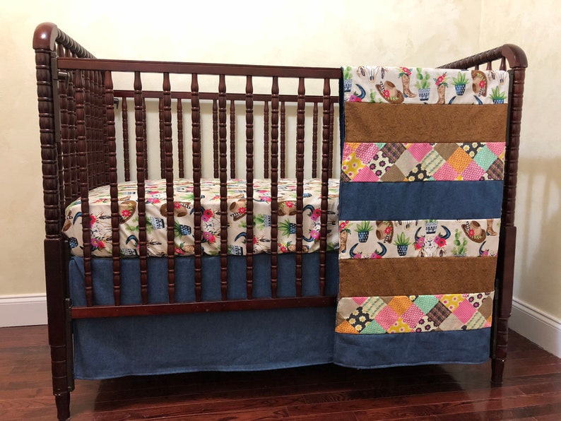 Cowgirl Baby Bedding Western Crib Bedding Girl Baby Bedding Etsy