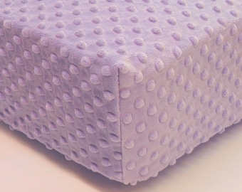 lavender fitted crib sheet