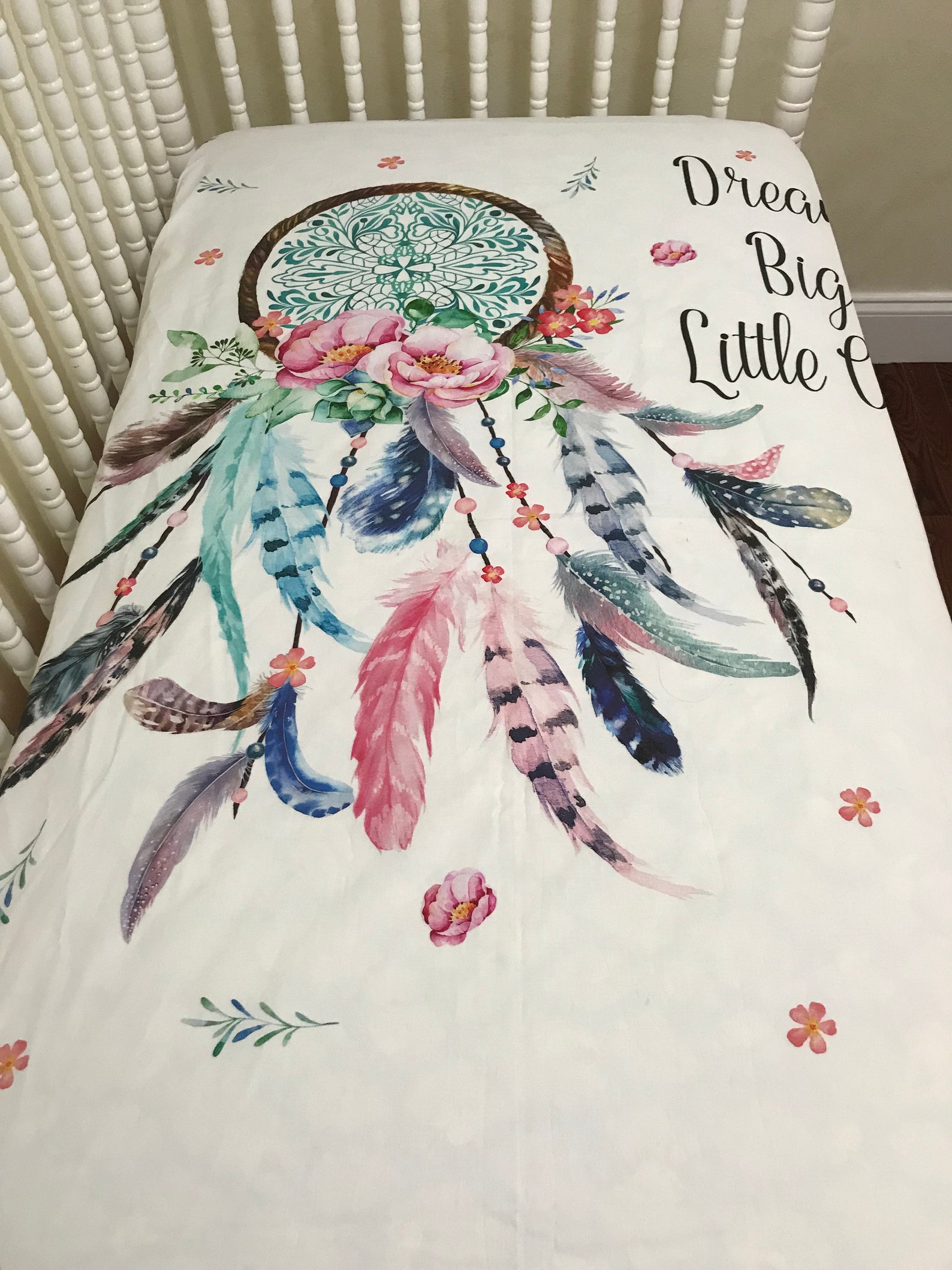 Dream Catcher Baby Blanket Dream Big Little One Dream Etsy
