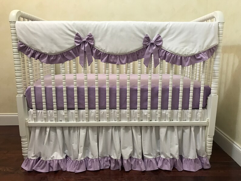 lavender baby girl bedding