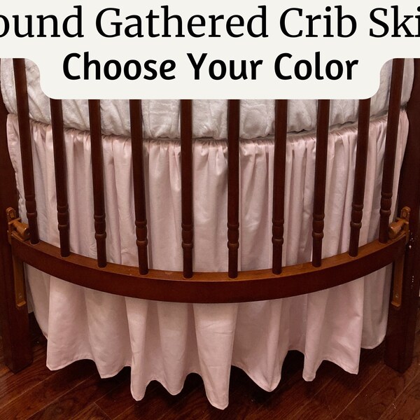 Round Crib Bedding Etsy