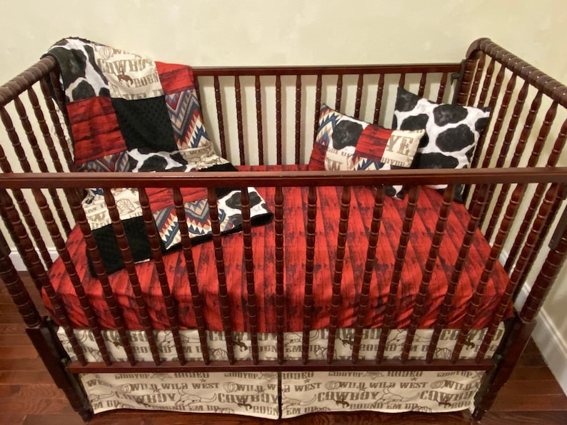 Baby Boy Western Crib Bedding Set Cowboy Baby Bedding ...