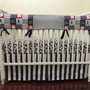 baseball baby bedding