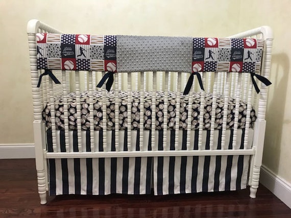 baseball baby bedding