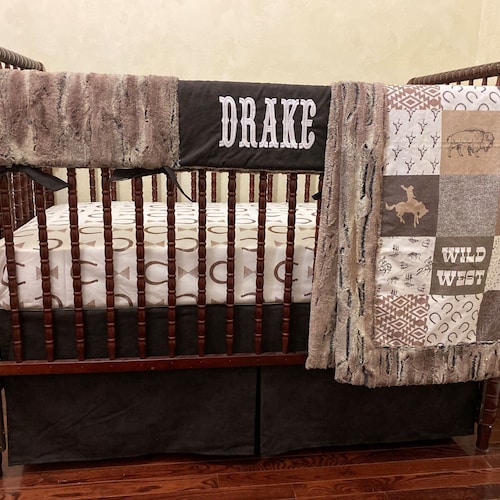 Cowboy Baby Bedding Western Crib Bedding Boy Baby Bedding Etsy