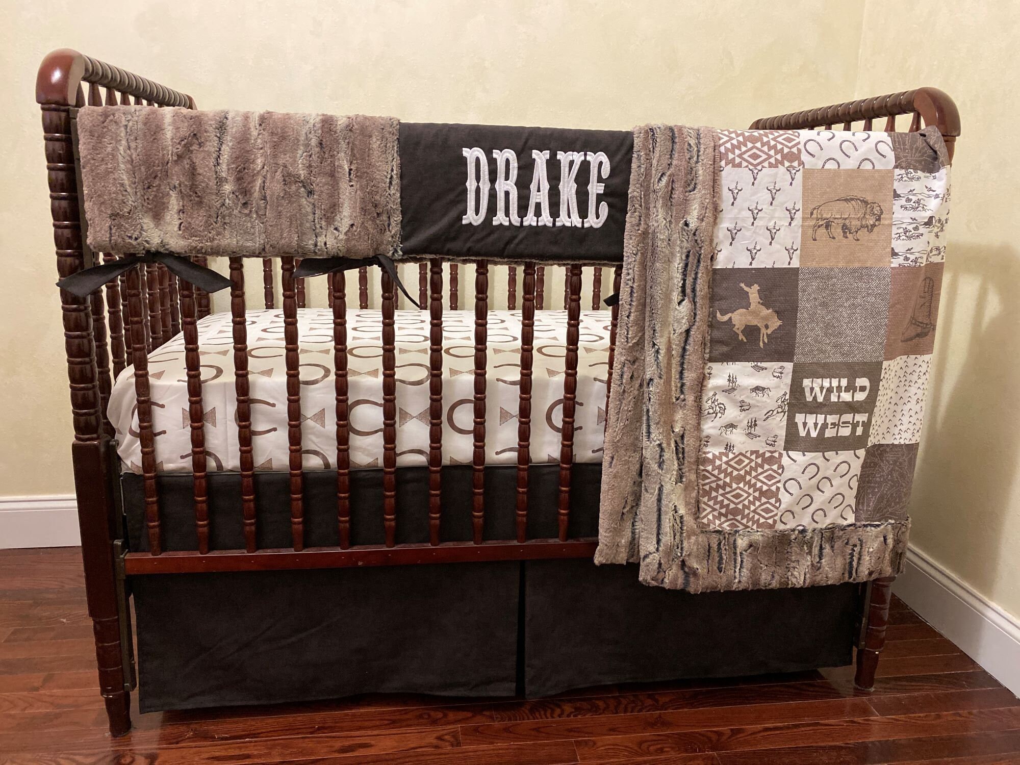 Baby Boy Western Nursery Bedding Rodeo Baby Bedding Western Crib Bedding Cowboy Crib Bedding Set Boy Baby Bedding