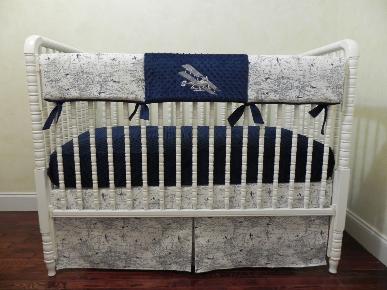 baby boy airplane crib bedding