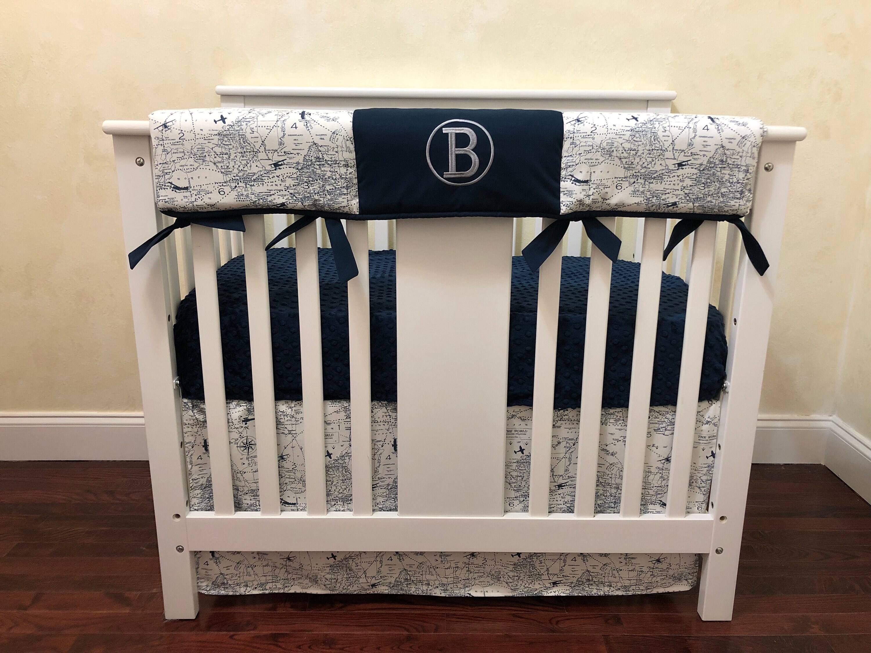 etsy mini crib bedding