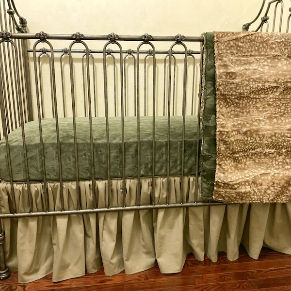 Gold Crib Bedding Etsy
