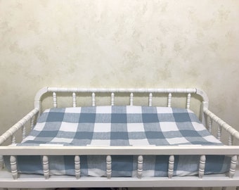 Buffalo Plaid Changing Pad Cover, Choose Your Color, Baby Bedding Accessories